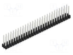 Connector: pin strips; pin header; male; PIN: 54; 2.54mm; THT; 2x27