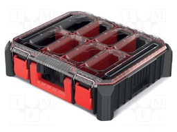 Container: collective; with partitions; black; 445x368x122mm