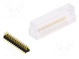 Connector: pin strips; pin header; male; PIN: 28; 2.54mm; SMT; 2x14