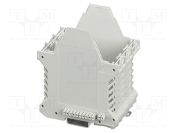 Enclosure base; with terminals; grey; UL94V-0; ME 67,5; X: 107.3mm