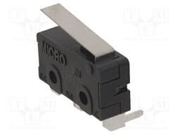 Microswitch SNAP ACTION; with lever; SPDT; 5A/250VAC; 5A/30VDC