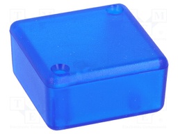 Enclosure: multipurpose; X: 40mm; Y: 40mm; Z: 20mm; 1551; ABS; blue