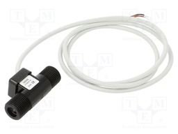Sensor: flow; 5÷24VDC; 1÷10l/min; OUT: NPN; -20÷100°C; 0.9m; FT-110