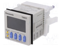 Timer; Range: 0,001s÷999,9h; SPDT; 12÷24VDC; socket,on panel