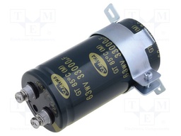 Capacitor: electrolytic; 33000uF; 63VDC; Ø51x100mm; ±20%; 2000h