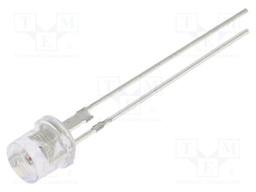 LED; amber; 5mm; 5800÷7000mcd; 140°; Front: flat; 2.3÷2.8VDC; round
