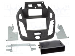 Radio frame; Ford; Ford Transit Connect 2013->2018; black