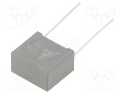 Capacitor: polyester; 1uF; 250VDC; Pitch: 15mm; ±10%; 18x10x16mm