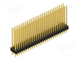 Connector: pin strips; pin header; male; PIN: 56; 1.27mm; THT; 2x28