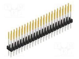 Connector: pin strips; pin header; male; PIN: 46; 2.54mm; THT; 2x23