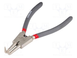 Pliers; for circlip; external; Pliers len: 175mm; angular