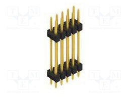 Connector: pin strips; pin header; male; PIN: 10; 2.54mm; THT; 2x5