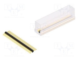 Connector: pin strips; pin header; male; PIN: 35; 1.27mm; SMT; 1x35