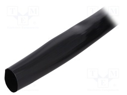 Insulating tube; Mat: PVC; black; -20÷125°C; Øint: 20mm; L: 10m