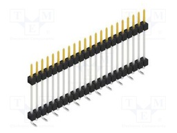 Connector: pin strips; pin header; male; PIN: 22; 2.54mm; SMT; 1x22