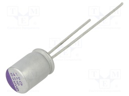 Capacitor: polymer; 560uF; 6.3VDC; ESR: 7mΩ; SEPC; SMD; ±20%