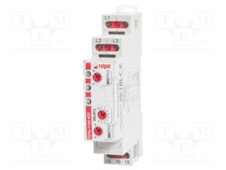 Voltage monitoring relay; for DIN rail mounting; RPN-1V; SPDT