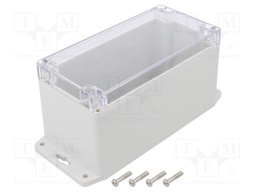 Enclosure: multipurpose; X: 80mm; Y: 160mm; Z: 85mm; polycarbonate
