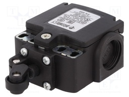 Limit switch; plastic roller Ø14mm; NO + NC; 10A; max.500VAC