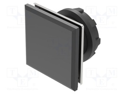 Plug; OptoHiT; 30x30mm; black; plastic; Face dim: 35x35mm