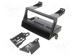 Radio mounting frame; Hyundai; 1 DIN; black