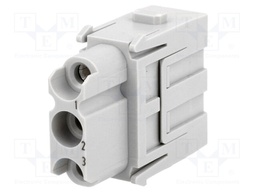 Connector: HAN; module; female; Han Modular C; PIN: 3; 40A; 690V