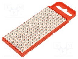 Markers for cables and wires; 2÷2.8mm; polyamide; push-in; L: 3mm