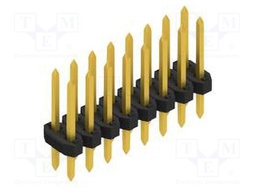 Connector: pin strips; pin header; male; PIN: 16; 2mm; THT; 2x8; 100V