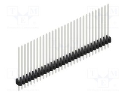 Connector: pin strips; pin header; male; PIN: 30; 1.27mm; THT; 1x30