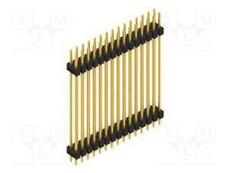 Connector: pin strips; pin header; male; PIN: 30; 2.54mm; THT; 2x15