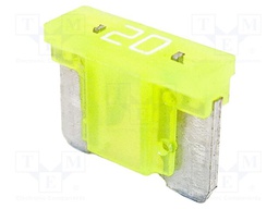 Fuse: fuse; 20A; 58VDC; automotive; 10.9mm; 10.9x3.8x8.73mm