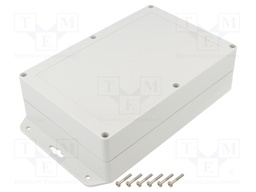 Enclosure: multipurpose; X: 140mm; Y: 210mm; Z: 60mm; ZP; ABS; IP67