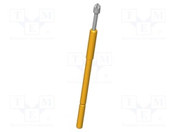 Test needle; Operational spring compression: 4mm; 5A; Ø: 1.75mm