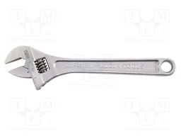 Wrench: adjustable; Jaw capacity: 33.3mm; Overall len: 257.2mm