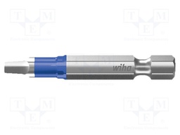 Screwdriver bit; square; #3; Overall len: 50mm; 5pcs; Series: T