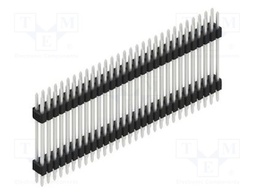 Connector: pin strips; pin header; male; PIN: 58; 1.27mm; THT; 2x29