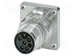Connector: M17; socket; M17 PRO; PIN: 6; 630V; 14A; IP67; 5+PE