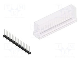Connector: pin strips; pin header; male; PIN: 17; 2mm; SMT; 1x17