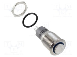 Switch: vandal resistant; Pos: 2; SPDT; 2A/48VDC; IP40; ON-(ON)