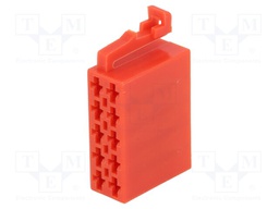Connector housing; plug; ISO; PIN: 10; Works with: 341432