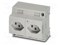 Connector: AC supply; socket; female; 16A; PIN: 3; screw terminal