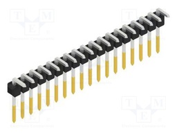 Connector: pin strips; pin header; male; PIN: 18; 2.54mm; THT; 1x18
