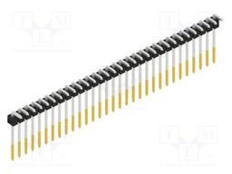 Connector: pin strips; pin header; male; PIN: 31; 2.54mm; THT; 1x31
