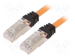 Patch cord; S/FTP,TX6A™ 10Gig; 6a; stranded; Cu; LSZH; orange