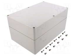 Enclosure: multipurpose; X: 160mm; Y: 250mm; Z: 125mm; EURONORD; grey