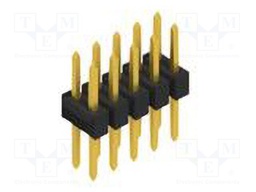 Connector: pin strips; pin header; male; PIN: 10; 2.54mm; THT; 2x5