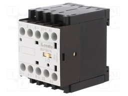 Contactor: 3-pole; NO x3; Auxiliary contacts: NC; 24VAC; 9A; DIN; BG