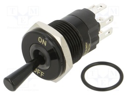 Switch: toggle; Pos: 2; SPDT; ON-ON; 5A/250VAC; -40÷85°C; IP67; brass