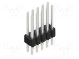 Connector: pin strips; pin header; male; PIN: 10; 1.27mm; THT; 2x5