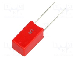 Capacitor: polyester; 1uF; 63VAC; 100VDC; Pitch: 5mm; ±5%; -55÷100°C
